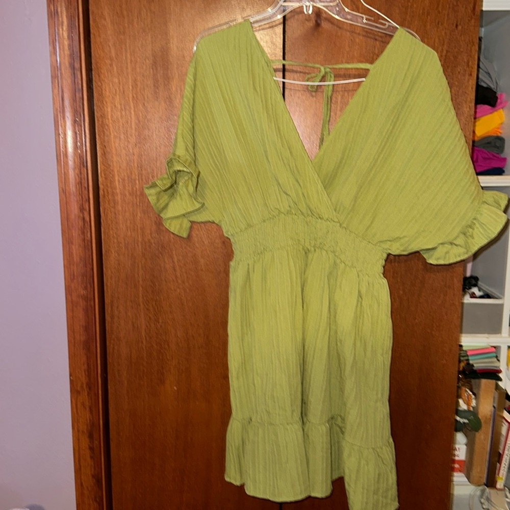 Green dress